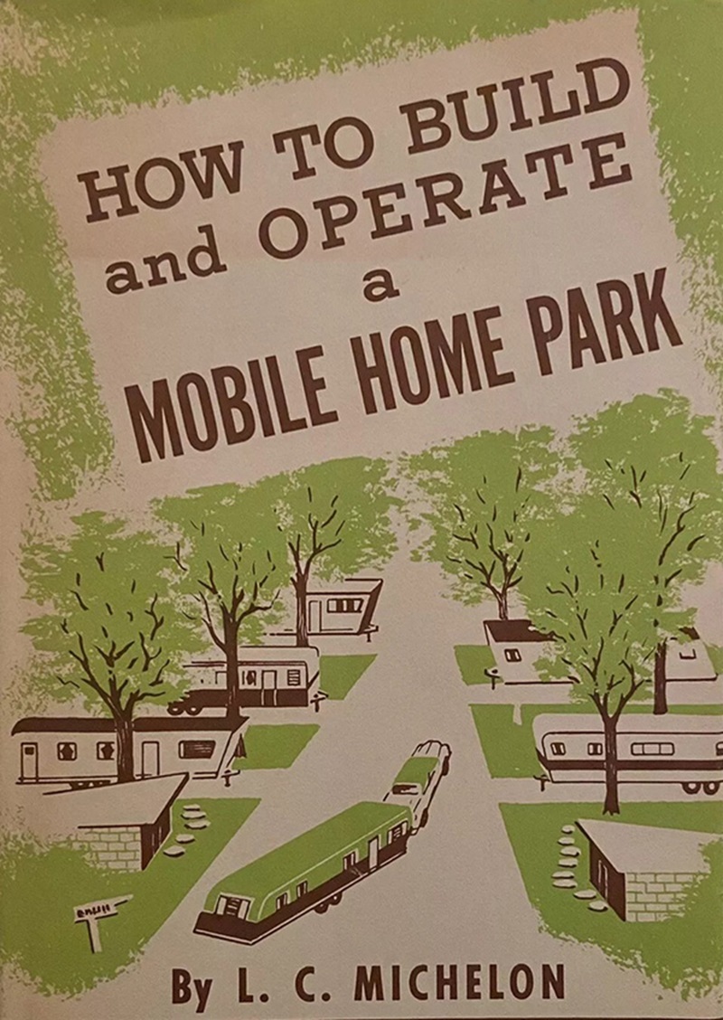 Cover of a guide to building and running a mobile home park