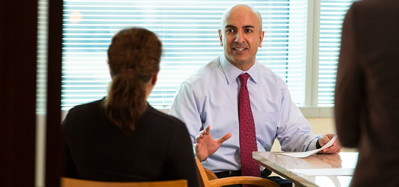 Photo: Neel Kashkari in conference room