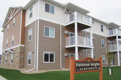 North Dakota Housing Incentive Fund (HIF) dollars helped Beyond Shelter, Inc., develop Patterson Heights, a 24-unit apartment complex in Dickinson, N.D. One-third of the building's units are reserved for law enforcement personnel. (Photo courtesy of Beyond Shelter, Inc.)